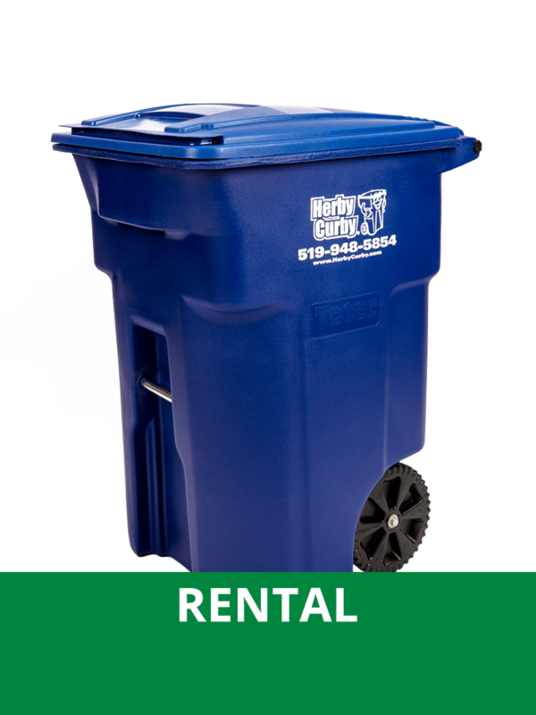 Recycle Container (Large - 96 Gal. / 360 L.) Rental - $7.99 Monthly or $23.97 Quarterly