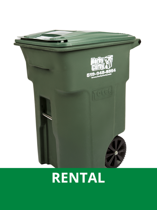 Waste Cart (Large – 96 Gal. / 360 L.) Rental - $7.99 Monthly or $23.97 Quarterly