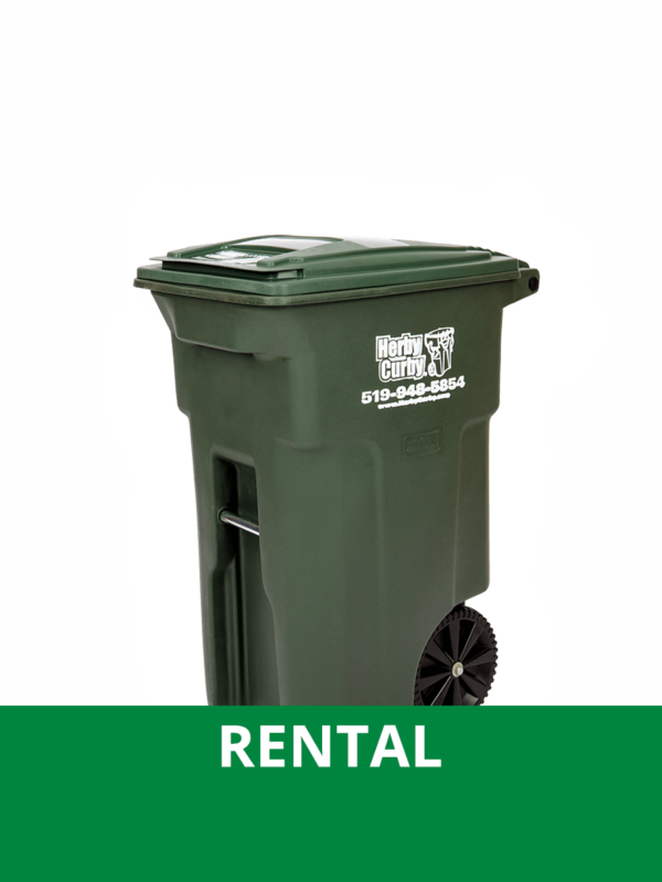 Waste Cart (Medium - 64 Gal. / 240 L.) Rental - $6.99 Monthly or $20.97 Quarterly